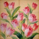 055 Tulpen - 3-lagig (creme) - Ihr